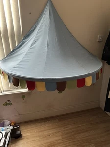 IKEA Children’s Kids Boys Bed Tent Light Blue Canopy/tent - Picture 1 of 2