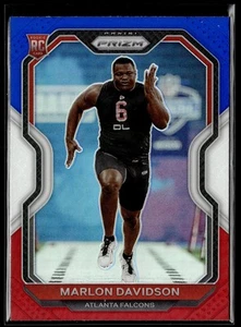 2020 Panini Prizm #347 Marlon Davidson Prizm Red White and Blue - Picture 1 of 2