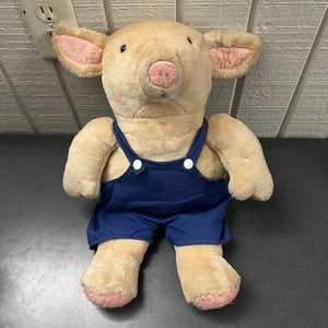 "Mono de peluche vintage Hanna Andersson 18"" en azul RARO" - Imagen 1 de 23