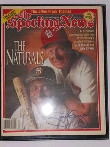 ⚾️🔥🔥 11X14 Tony Gwynn Signed Sporting News Autographed/Framed C.O.A. ⚾️🔥🔥 - Picture 1 of 3