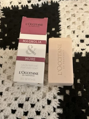 L’Occitane En Provence Perfumed Soap Magnolia & Mure 125g New Rare Discontinued  - Image 1 of 4