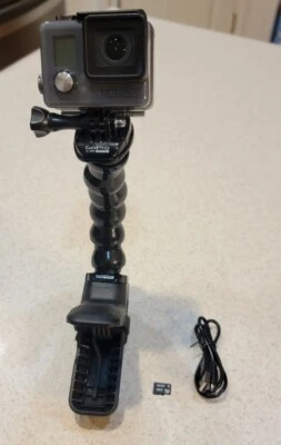 Go Pro Hero Plus With 64 Gb Micro SD Card And Jaws Flex Clamp - Tested! - Image 1 of 4