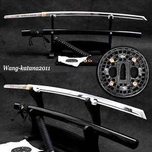 Unique Ninja Katana Katakirihadukuri Japanese T10 Steel Sharp Functional Sword - Picture 1 of 9