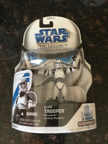 Star Wars Coruscant Landing Platform clone trooper Legacy BD17 5D6-RA7 Torso BAD Cover