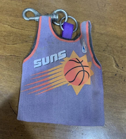 Vintage Phoenix Suns Jersey Key Chains Coin Purse 1991 Cover