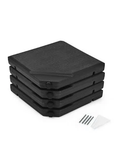 4 PCS Cantilever Offset Umbrella Base Stable Weight Stand Sand Filled 238lb - Picture 1 of 6