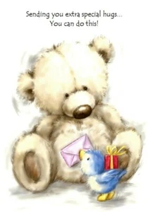 Thinking of You A5 Card Hug Get Well Cancer Treatment You Can Do This! - Picture 1 of 4