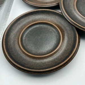 Vintage Arabia Finland Ruska Ulla Procope Pottery small Plate Retired brown 5.5” - Picture 1 of 4