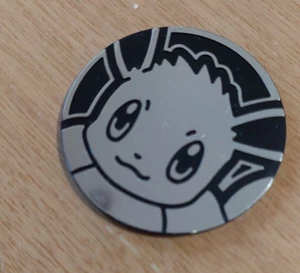 Moneda oficial de jcc jumbo Eevee Pokémon de plata - Imagen 1 de 3