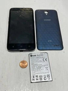 Téléphone Cricket ZTE Overture 3 Z851M - Pour PIÈCES/RÉPARATION !!! - Photo 1 sur 8