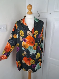 BITTE KAI RAND Grey Floral Wrap Top Size S RRP £179.95 - Picture 1 of 6