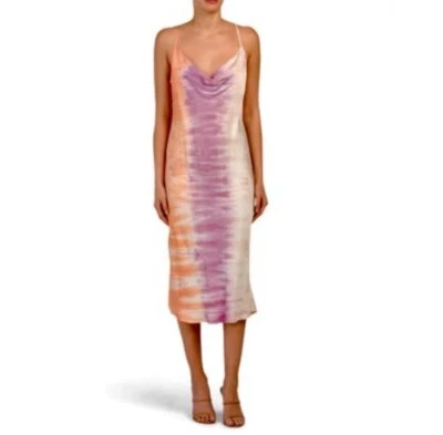 Платье-комбинезон Young Fabulous & Broke Sweetie с воротником-капотом фиолетовое тулум размер средний - Изображение 1 из 4