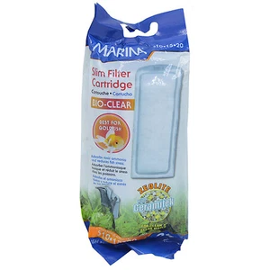 New Hagen Marina Slim Filter Bio-Clear Zeolite w/ Ceramitek A293 Cartridge 3Pk  - Picture 1 of 4