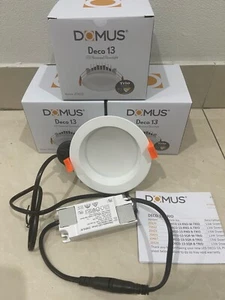 Domus Deco-13-Trio - Trio Dimmable 13W Round Led Downlight Ip44 240V - Picture 1 of 8