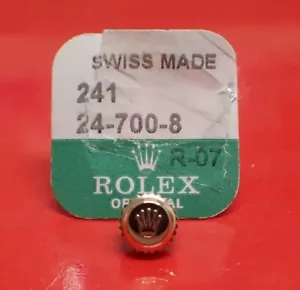 Genuine Mint ROLEX 700-8 Gold Crown 7mm 1680 6263 6265 #755 - Picture 1 of 8