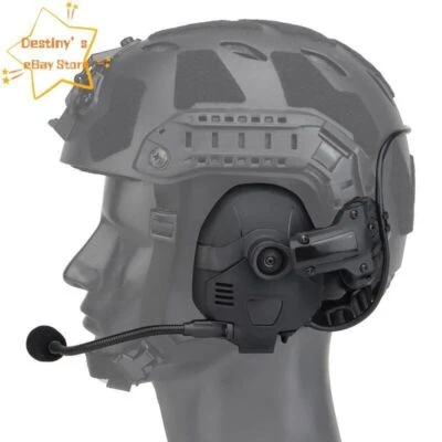 AMP Noise Reduction Headset Tactical Military Bluetooth Headphone Fast Helmet  - Image 1 of 4
