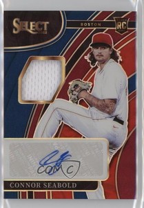 2022 Panini Select Jersey Tri-Color Prizm /99 Connor Seabold Rookie Auto RC