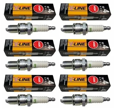 6x NGK V-Line Spark Plugs Fits Mercedes W123 250 / 280 / 280E 1975-1985 - Image 1 of 4