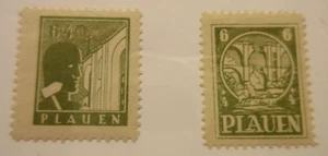 GERMANY Occupation Plauen, Michel: 2V, 3V, MLH, Lot23, Cat €10 - Picture 1 of 1