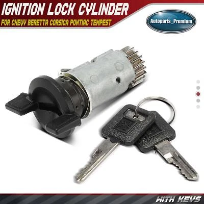 Cilindro de bloqueo de encendido Zamak 5 con llaves para Chevy Beretta Corsica Pontiac Tempest Foto 1 de 4