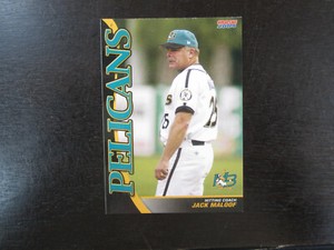 2004 Choice Myrtle Beach Pelicans # 34 Jack Maloof Card (B17) Atlanta Braves