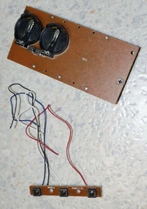 LCD Anzeige aus Personenwaage *große Ziffern* + Platine + Taster Mikrotaster - Bild 1 von 2