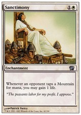 1x Sanctimony MTG 8th Edition NM Magic Regular