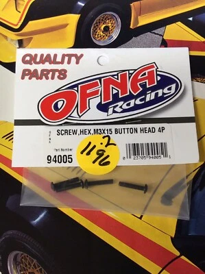 OFNA 94005 Hex Buttonhead Screws: {M3x15x4pc.} NewInPack USA Shipped - Image 1 of 2