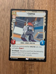 Star Wars Unlimited TCG - SWU - Chopper - NM Cond - Picture 1 of 1