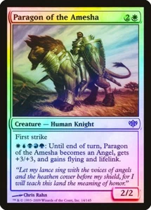 Paragon of the Amesha FOIL Conflux NM White Uncommon MAGIC MTG CARD ABUGames - Picture 1 of 1
