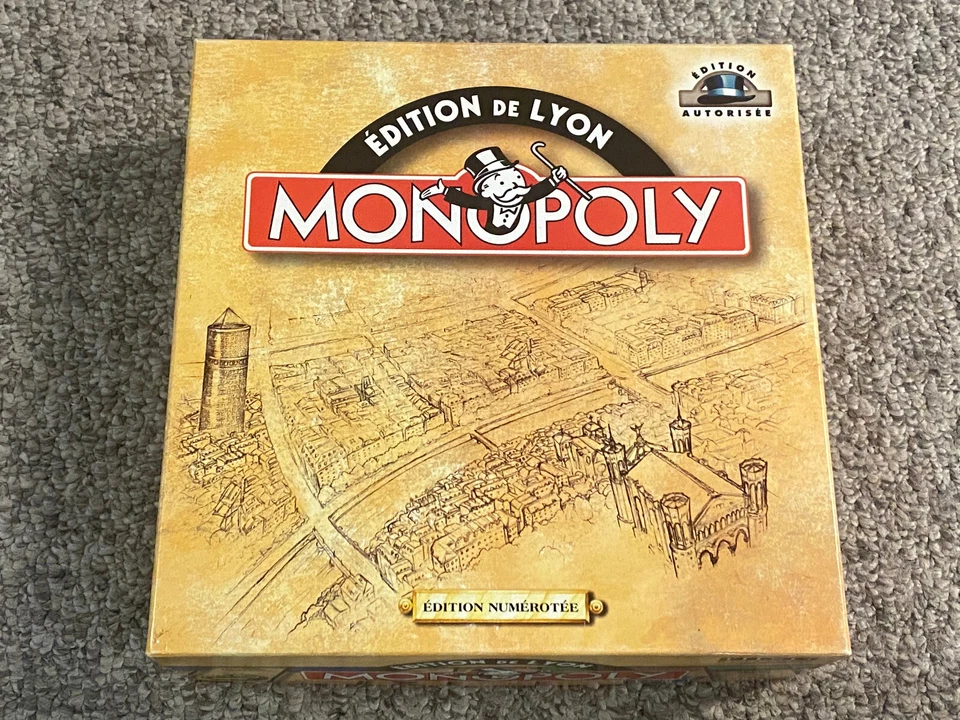 Monopoly: Edition de Lyon - Tilsit 1998 - Complete! FRENCH! Limited Edition 9257 - Image 1 of 4