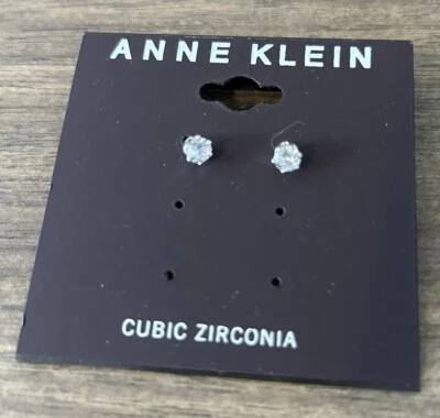 Aretes de circonita cúbica Anne Klein para mujer Foto 1 de 3