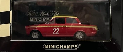 Minichamps 1/43 400648222 Lotus Cortina MK1 #22 Budapest ETCC 1964 Whitmore - Photo 1/4