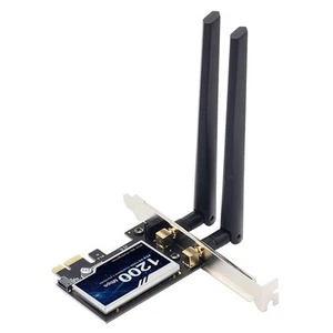 1200 Mbit/S Dualband-WLAN-PCI-E-Adapter mit Bluetooth 4.0-WLAN-Karte für De6203 - Bild 1 von 6