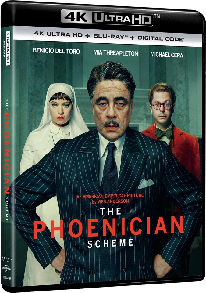 The Phoenician Scheme (4K Ultra HD, 2025, Blu-ray, Digtal copy) - image 1 of 1