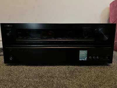 Onkyo TX-NR626 Audio Video AV Receiver Black with WiFi Bluetooth and Remote - Image 1 of 4
