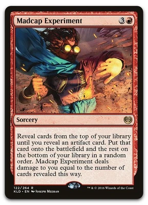Madcap Experiment #122 (LP) Kaladesh KLD Magic MTG - Image 1 of 2
