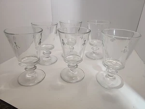 La Rochere, France Napoleon 5 Ounce Bee Wine Glasses - 6 - Picture 1 of 5