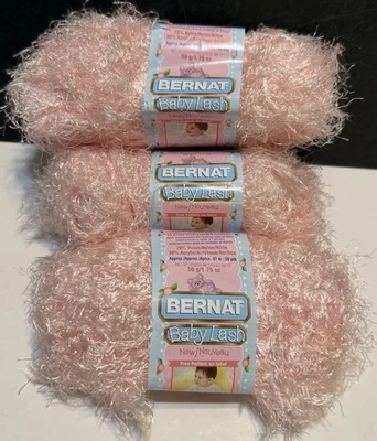 Лот из 3 супермягких розовых пряж для детских ресниц - Изображение 1 из 3
