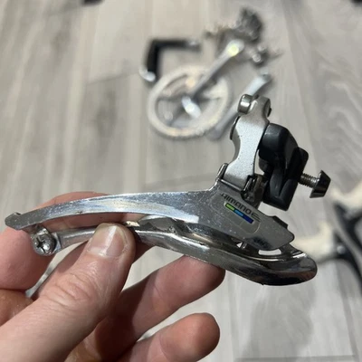 Vintage SHIMANO 600 ULTEGRA TRICOLOUR FRONT DERAILLEUR  FD-6400   - Image 1 of 4