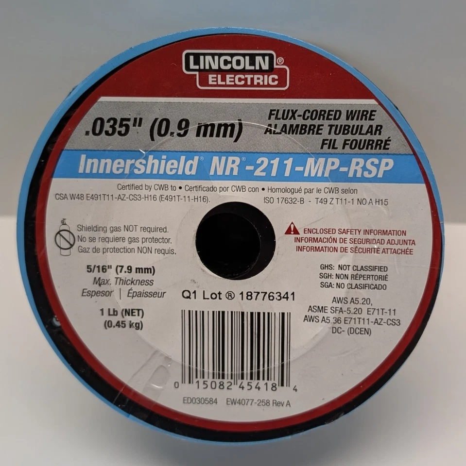 Lincoln Electric Innershield NR211 Flux-Corded Welding Wire