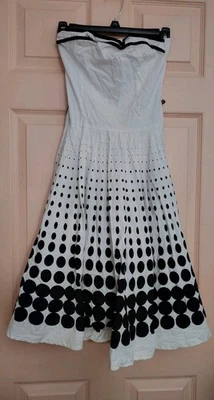 Ruby Rox White Size 7 Cotton - Polyester Sleeveless Dress - Image 1 of 4