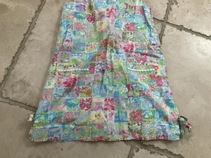 Lilly Pulitzer State Of Mind Shift Dress With Crocheted Pockets;Girls Size 6 - Picture 1 of 14