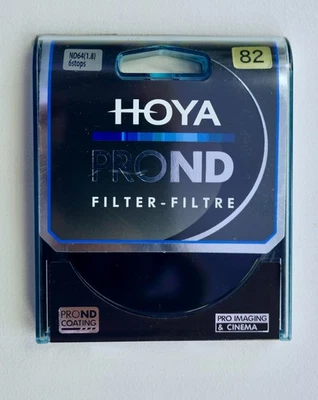 Hoya Pro ND64 Filter 82mm - 6 stops neutral density filter. Brand new & sealed. - Image 1 of 3
