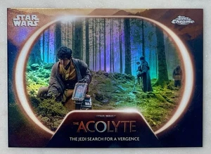 The Jedi Search For A Vergence 2025 Topps Chrome Star Wars The Acolyte Refractor - Picture 1 of 2