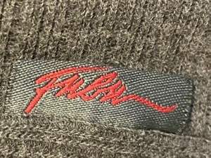 FUBU Sweater Mens XXXL 3XL  V Neck Embroidered Logo Pullover Long GRAY - Picture 1 of 6