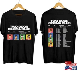 Two Door Cinema Club Band 2023 2024 Tour Shirt For Fan Merch T-Shirt - Picture 1 of 1