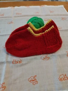Handgestrickte Halbsocken (Sneaker) Größe 38 - Bild 1 von 2