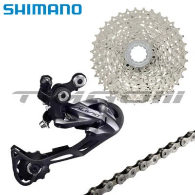 Shimano Alivio M4000 1×9 Speed Rear Groupset M4000 Derailleur HG400-9 Cassette - Image 1 of 4