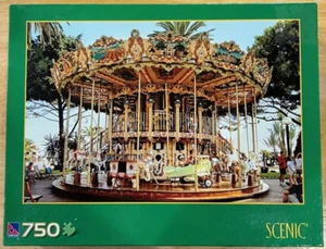 Sure-Lox ~ Scenic ~ The Carousel, Nice ~ 750 Piece Jigsaw Puzzle ~ New ~ Sealed - Picture 1 of 5